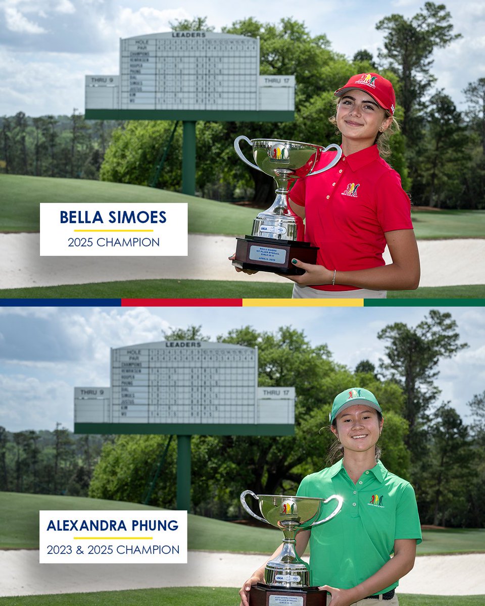 DriveChipPutt's tweet image. From @DriveChipPutt ➡️ U.S. Girls' Junior Championship
Bella Simoes and Alexandra Phung continue to shine in junior golf. #DriveChipandPutt