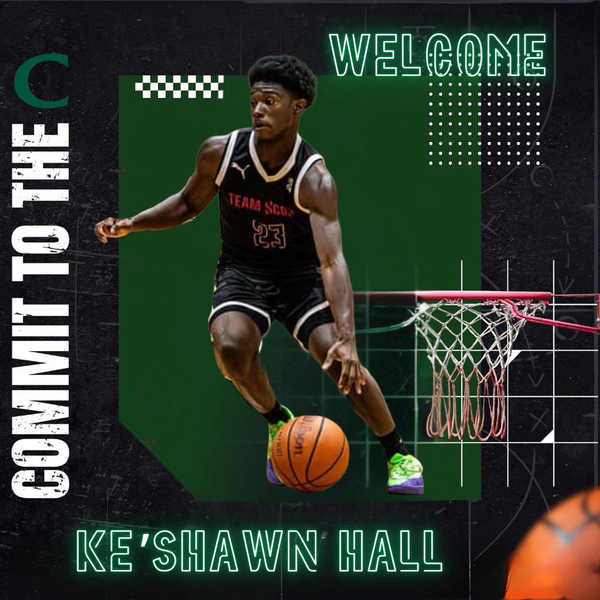 We would like to welcome 2029 G <a href="/KeeyHall/">Ke’Shawn Hall</a> to the Knights!💚🖤🤍
#CommittotheC