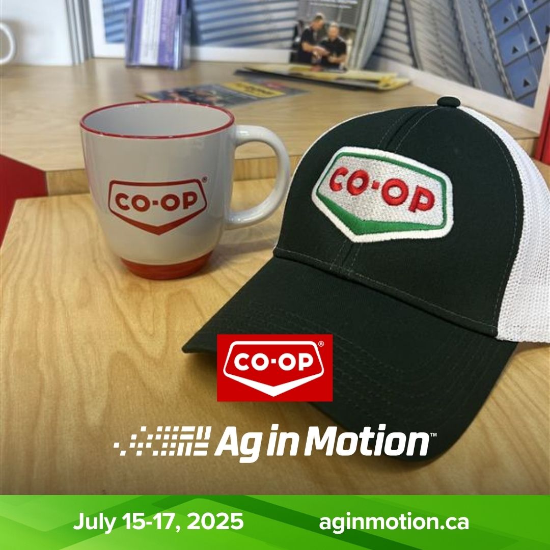 AginMotion's tweet image. Shoutout to CO-OP for keeping #AIM25 running! ⛽🔥
As our official Fuel Sponsor, Co-op is powering more than just engines this week.
✅ Visit Booth 498 for:
🍴 Food in the back
⚡ A great energy display
🌾 Conversations that fuel the future of farming
#AgInMotion #FuelledByCoop