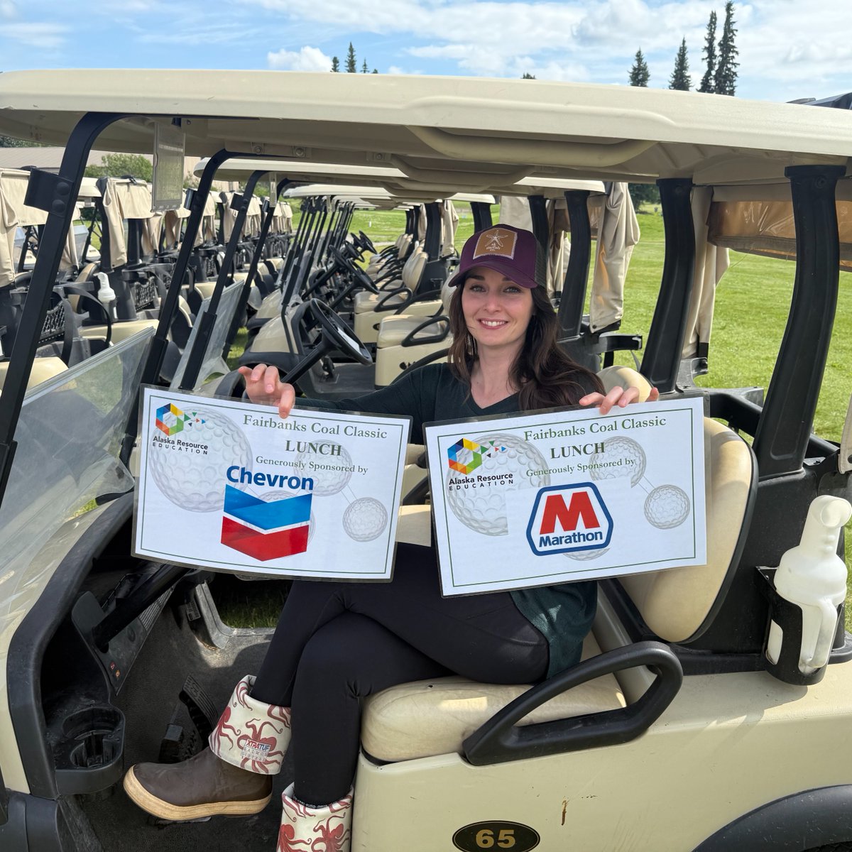 AOGA's tweet image. Team AOGA teed off in the Fairbanks Coal Classic! ⛳️
Thanks to @AKResourceEd for hosting, and to AOGA members @Chevron and @MarathonPetroCo for sponsoring this great event supporting Alaska’s future workforce.
Learn more: akresource.org