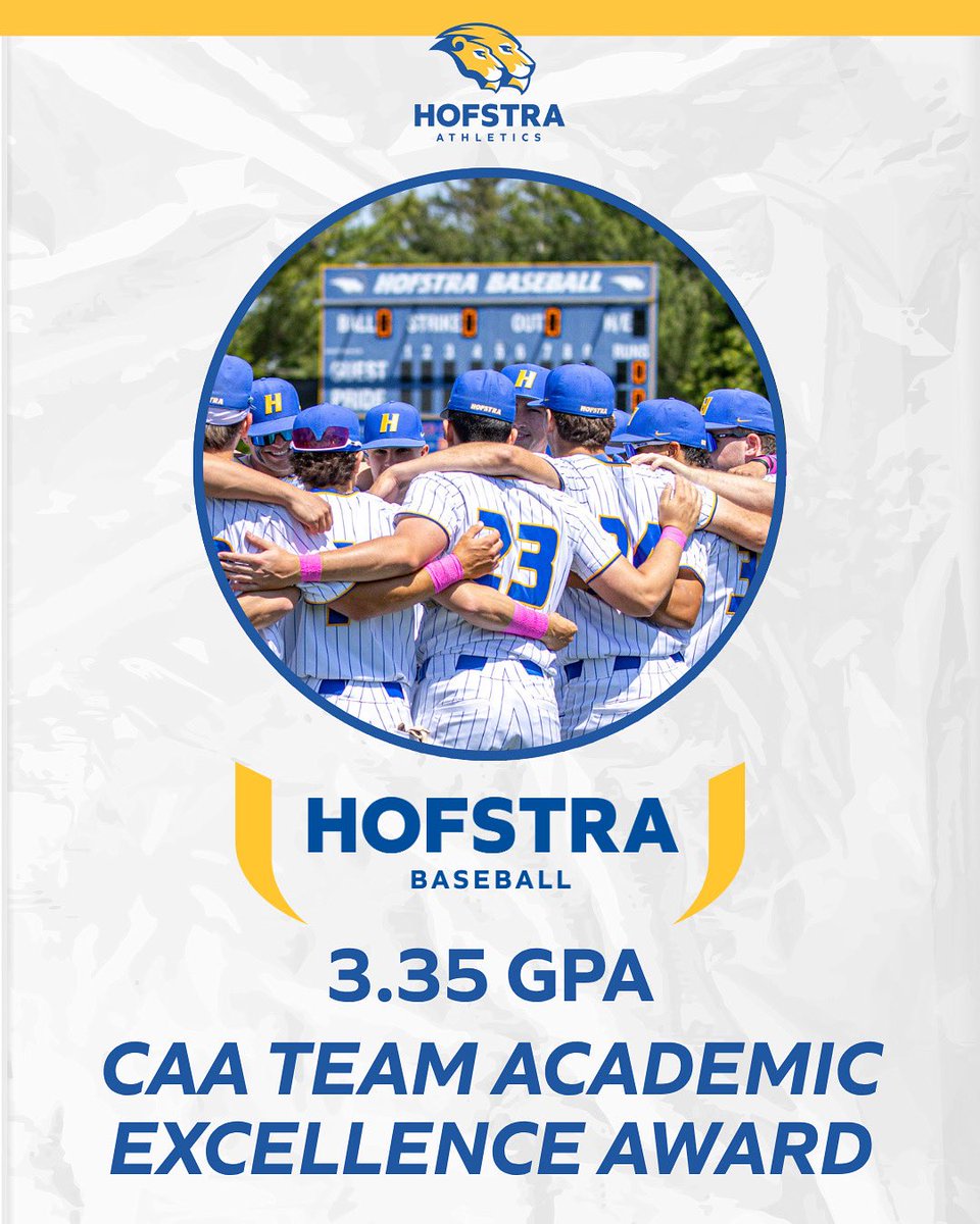 𝘏𝘰𝘮𝘦 𝘙𝘶𝘯 𝘐𝘯 𝘛𝘩𝘦 𝘊𝘭𝘢𝘴𝘴𝘳𝘰𝘰𝘮❗️

Top GPA in the CAA for baseball for the second year in a row!

#PrideOfLI