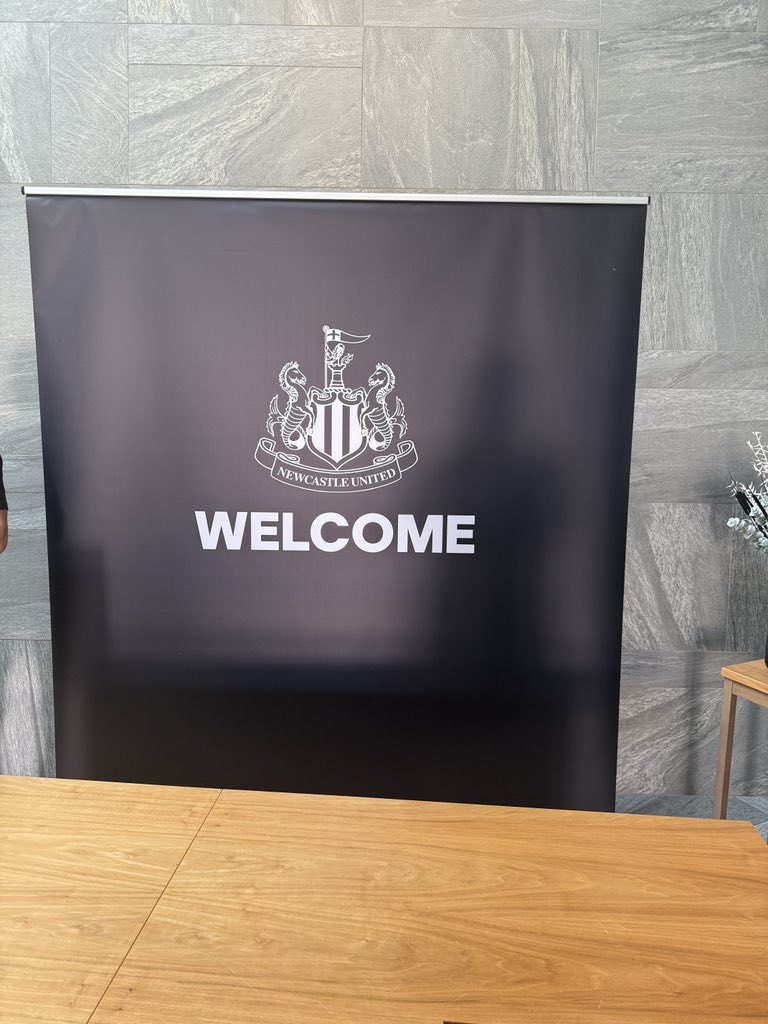 Great to be with <a href="/NUFC/">Newcastle United</a> today