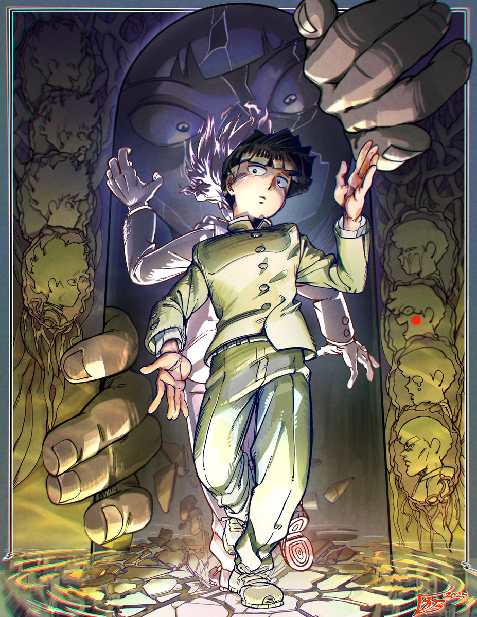 Mob Card 👍 
___________________________________________________
#mobpsycho100 #digitalart #artistsontwitter #illustration #mp100 #mp100fanart