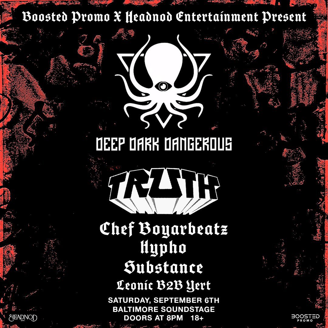 back in the dmv 🤝 9/6

<a href="/DeepDarkDanger/">Deep, Dark & Dangerous</a> takeover

🎟️ 👇 w/ code DDD