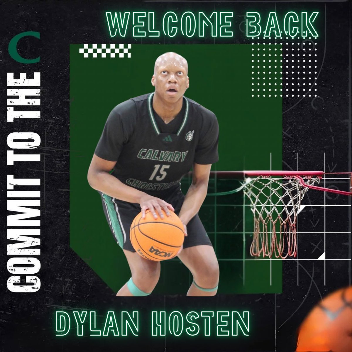 We would like to welcome back 2026 6’6 W <a href="/DylHosten15/">Dylan Hosten</a> to the Knights!💚🖤
#CommittotheC