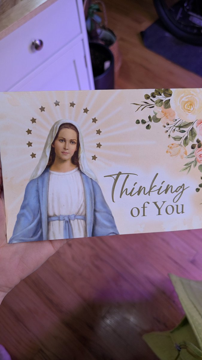 JuniperFolly's tweet image. aggressively catholic cards from family ❤️