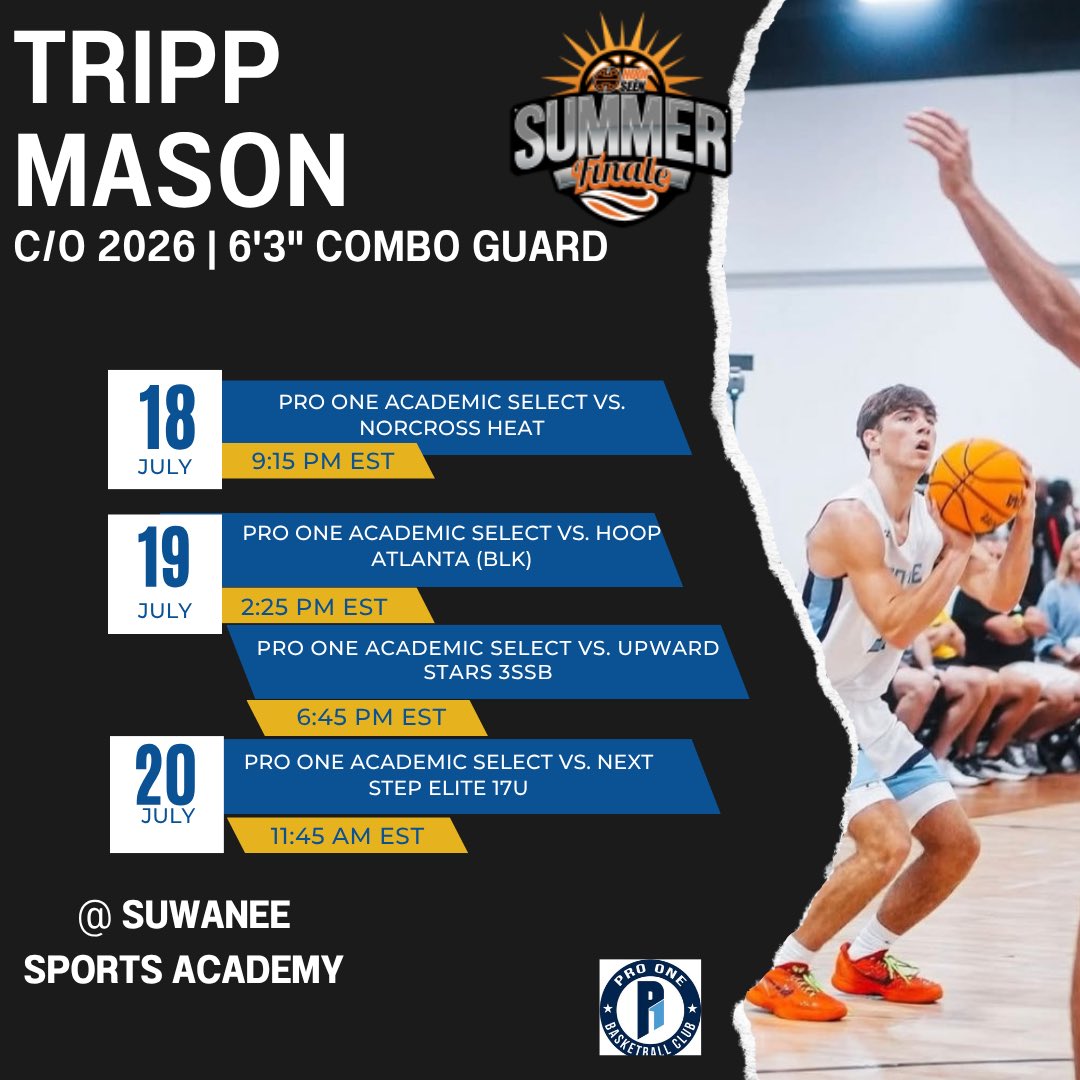 TrippMason08's tweet image. AAU schedule this weekend