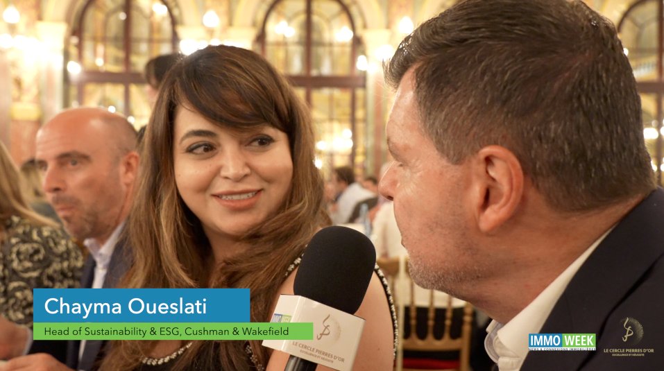 Immoweek (@immoweek) on Twitter photo Lauréate du Top 10 #Innovation Verte/RSE aux "Pierres d'Or" 2025, Chayma Oueslati, "head of Sustainability & ESG" chez <a href="/CushwakeFrance/">Cushman & Wakefield</a>, est au mirco d'Immoweek... #PO2025 #After
>> urls.fr/bXinX5 Lauréate du Top 10 #Innovation Verte/RSE aux "Pierres d'Or" 2025, Chayma Oueslati, "head of Sustainability & ESG" chez <a href="/CushwakeFrance/">Cushman & Wakefield</a>, est au mirco d'Immoweek... #PO2025 #After
>> urls.fr/bXinX5