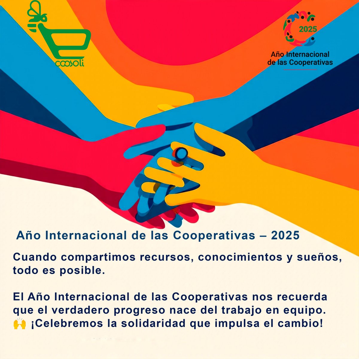 ecoosolicoo's tweet photo. #COOPSDAY #DÍAINTERNACIONALDELASCOOPERATIVAS #COOPSYEAR #AÑOINTERNACIONALDELASCOOPERATIVAS  Año Internacional de las Cooperativas - 2025 Cuando compartimos recursos, conocimientos y sueños, todo es posible.
 Haz click aqui https://t.co/3KiyPPtP8R https://t.co/H197C9LxRH