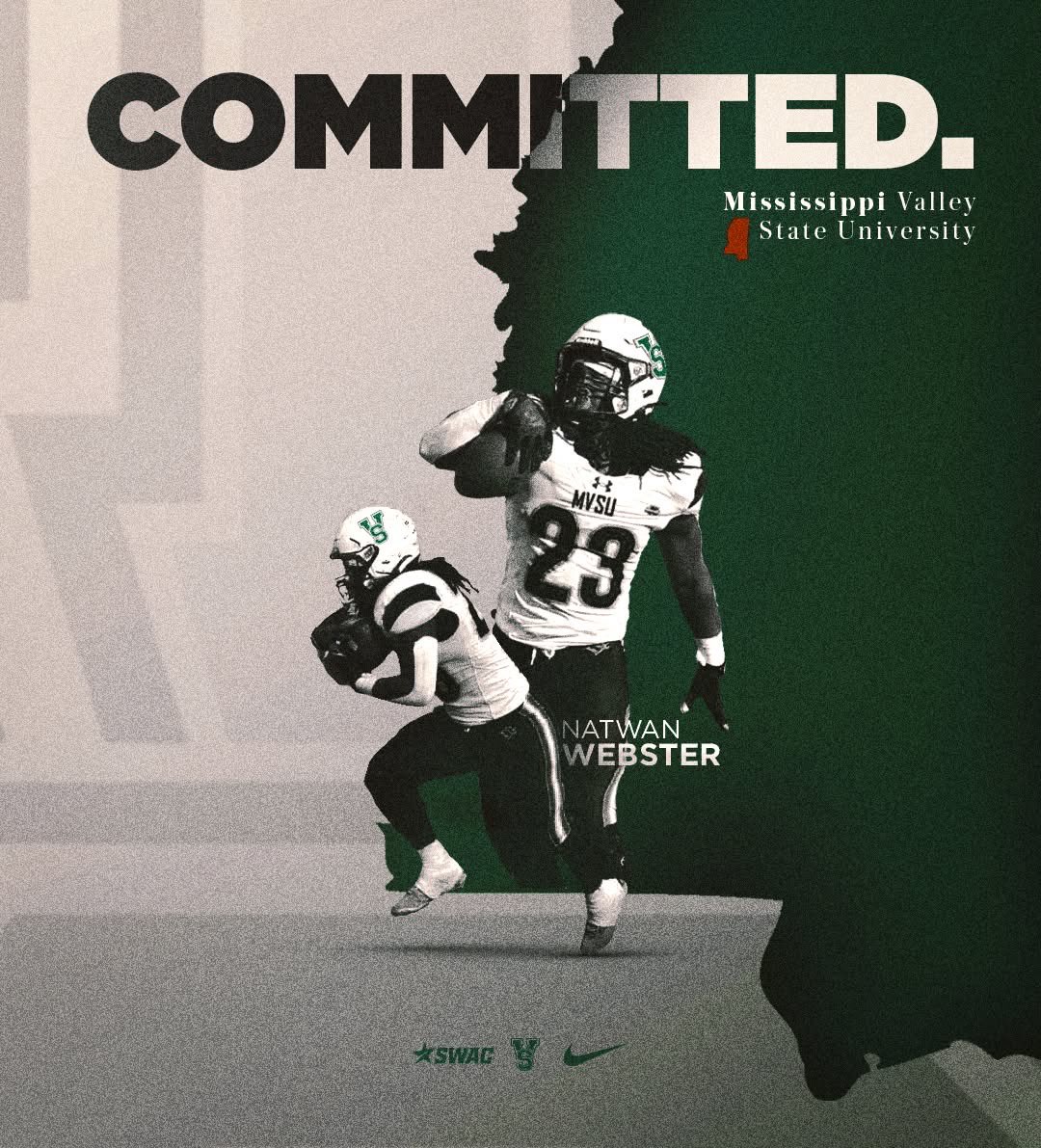 Natwan_Webster's tweet image. Committed to Mississippi Valley State University!
@1camgreene @27TBuck @JKilpatrick_2