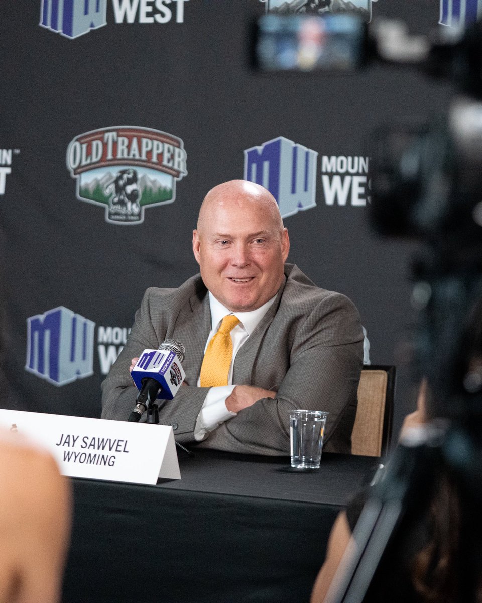 Kicking off Day ✌️ of <a href="/MountainWest/">Mountain West</a> Media Days with Coach Sawvel 🤠