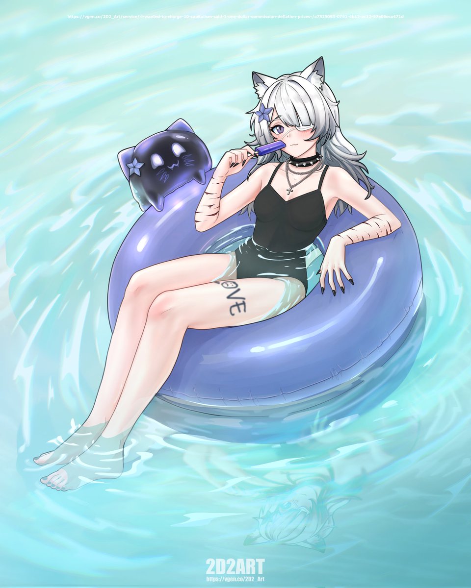 SUMMER ART 🌊

Thanks to <a href="/2DittwoArt/">2D2ART</a> <3