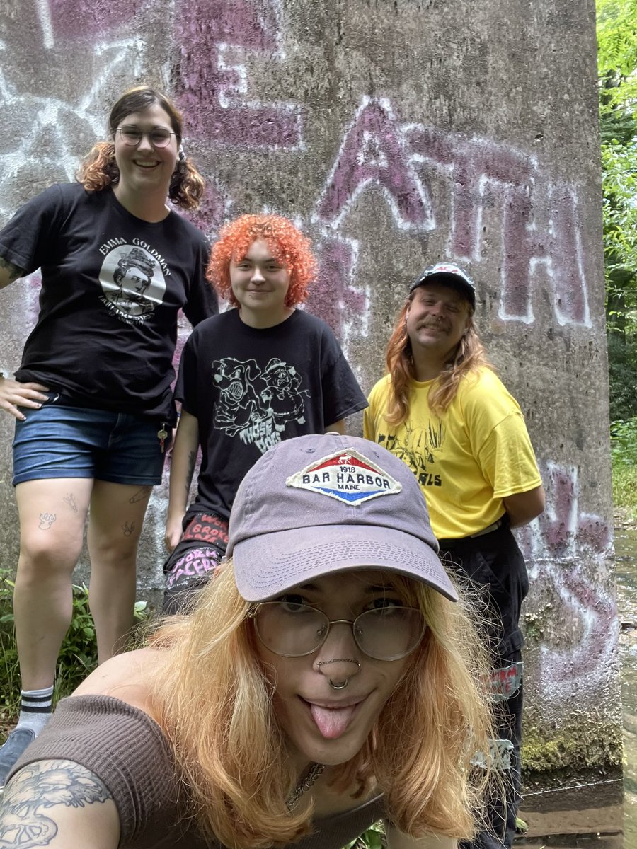 Reaganhater777's tweet image. A love Letter to a Wilting Rose follows crust punk April(she/her) and her crush on ethereal goth Mayhem (fae/faer) in a series of vignettes out now on YouTube