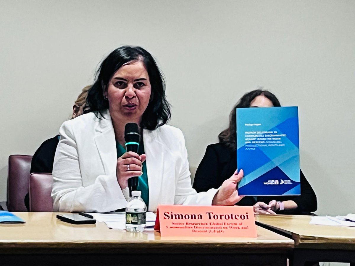 ✨A landmark moment✨ At #HLPF2025 in #NewYork, we launch the Policy Paper "Women from Communities Discriminated Against Based on Work &amp; Descent: Advancing Intersectional Rights &amp; Justice" - by <a href="/UN_Women/">UN Women</a> and GFoD. Stay tuned with us as we bring more updates!