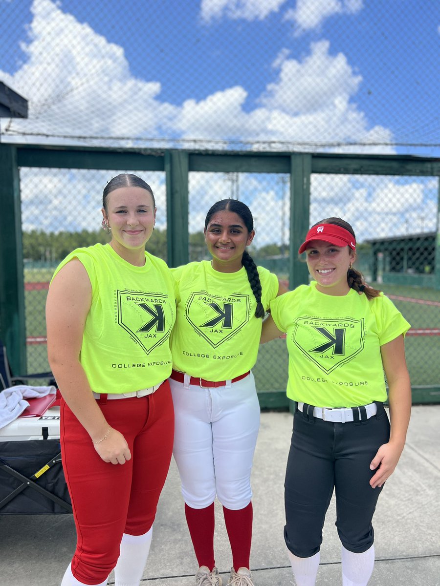 Brenna Webb ๐ฅ (@brennawebb_14) on Twitter photo Ready to start the weekend off right, <a href="/BackwardsKJax/">Backwards K Softball</a> exposure camp with my teammates! #SoftballRecruit #2027 Ready to start the weekend off right, <a href="/BackwardsKJax/">Backwards K Softball</a> exposure camp with my teammates! #SoftballRecruit #2027