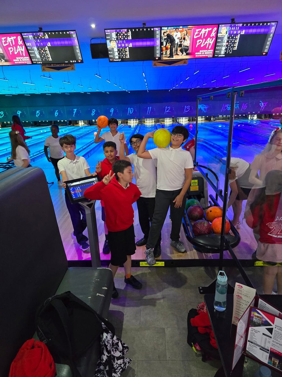 AcademyWillow's tweet image. Year six had a great day today. First their own screen at the cinema, then McDonald's in the park and finished the day with bowling. Well done year 6 - they more than deserve this treat! @ExceedLP