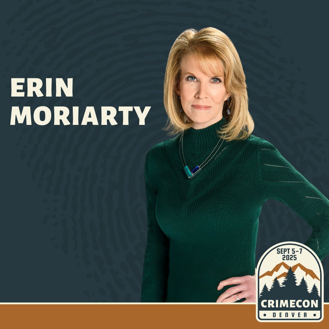 CrimeCon's tweet image. Honored to welcome @48hours Erin Moriarty to #CrimeCon2025 for an unforgettable session that dives deep into one of the most disturbing cases she’s ever covered --joined by Matthew Soulier, a forensic psychiatrist & Sarah Rice, whose family was forever changed by what happened.