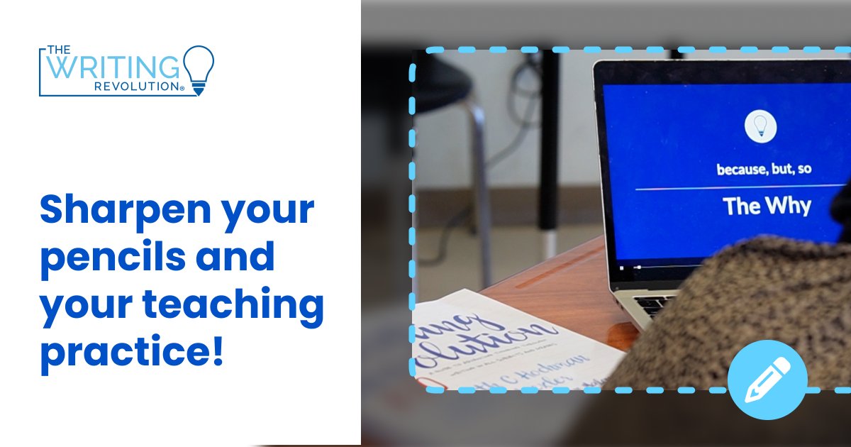 TheWritingRevol's tweet image. Maybe it has been a minute since you were trained on the Hochman Method. We get it.
Refresh and strengthen your writing instruction with the Refresher Training + MyTWR Tools membership. This flexible, self-paced option helps you revisit key strategies and stay supported with…