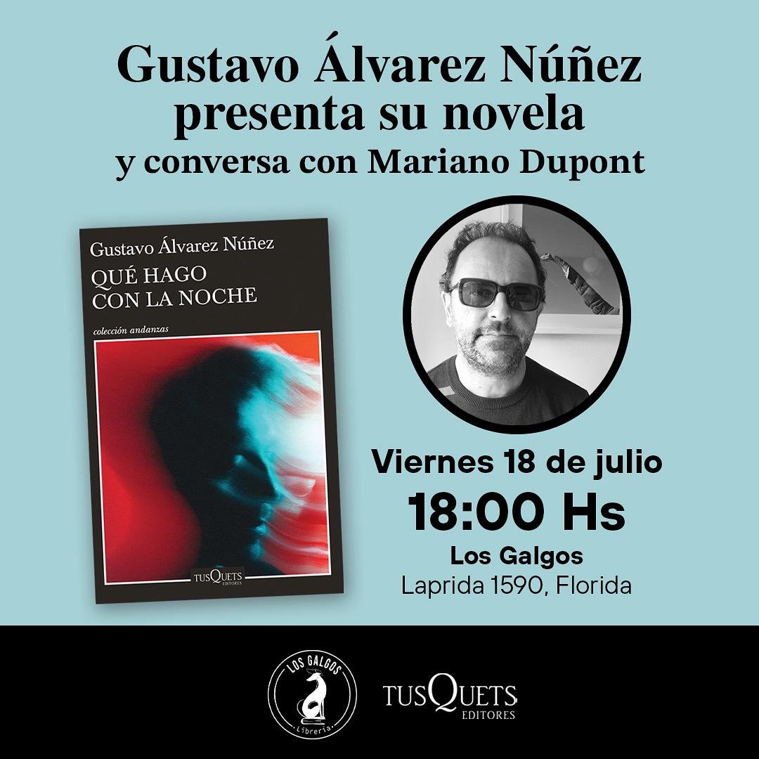 Mañana arrancamos la gira de presentación por los barrios  El comienzo es en Los Galgos, una de las librerías favoritas de mi barrio Si andan con ganas de salir de acá y reírnos y abrazarnos, ya saben Contaré con la conversación inspiradora de <a href="/marianodup/">D 🇮🇱</a>