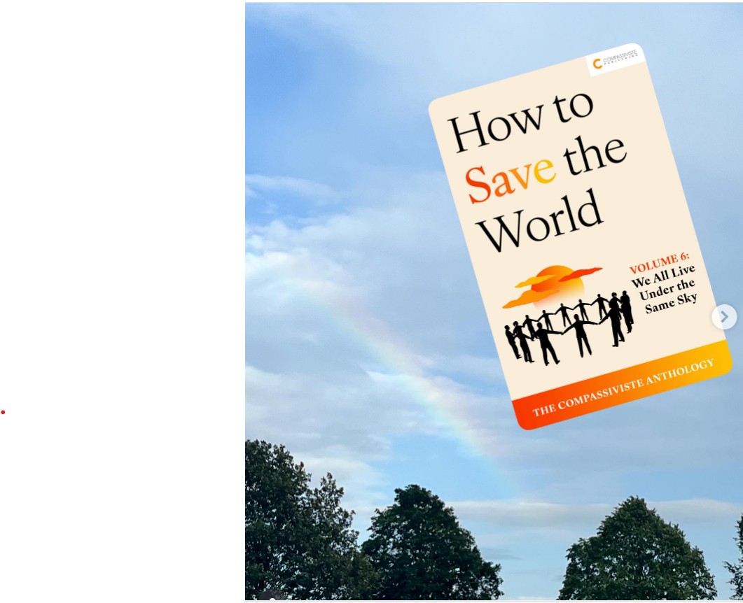 instagram.com/p/DMLpEArgBeT/ 
Read a #bookreview of "We All Live Under the Same Sky" a book raising money for a great cause. Get your copy  compassiviste.com/.../how-to-sav… and support a great #Humanitariancause #anthology