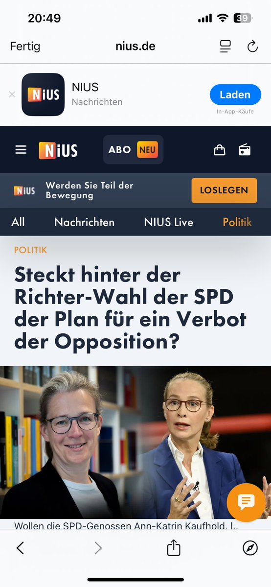 berlinreportage's tweet image. Die Stimmung in der #AfD-Fraktion: Bombe. Nach #Brosius_Gersdorf, heißt es, werde man jetzt die zweite SPD-Kandidatin #Kaufhold demontieren. Eine orchestrierte Kampagne, nein, die gebe es auch diesmal nicht.
#Nius, #Tichyseinblick,#nikitheblogger, #Vosgerau: „Hold my beer.“