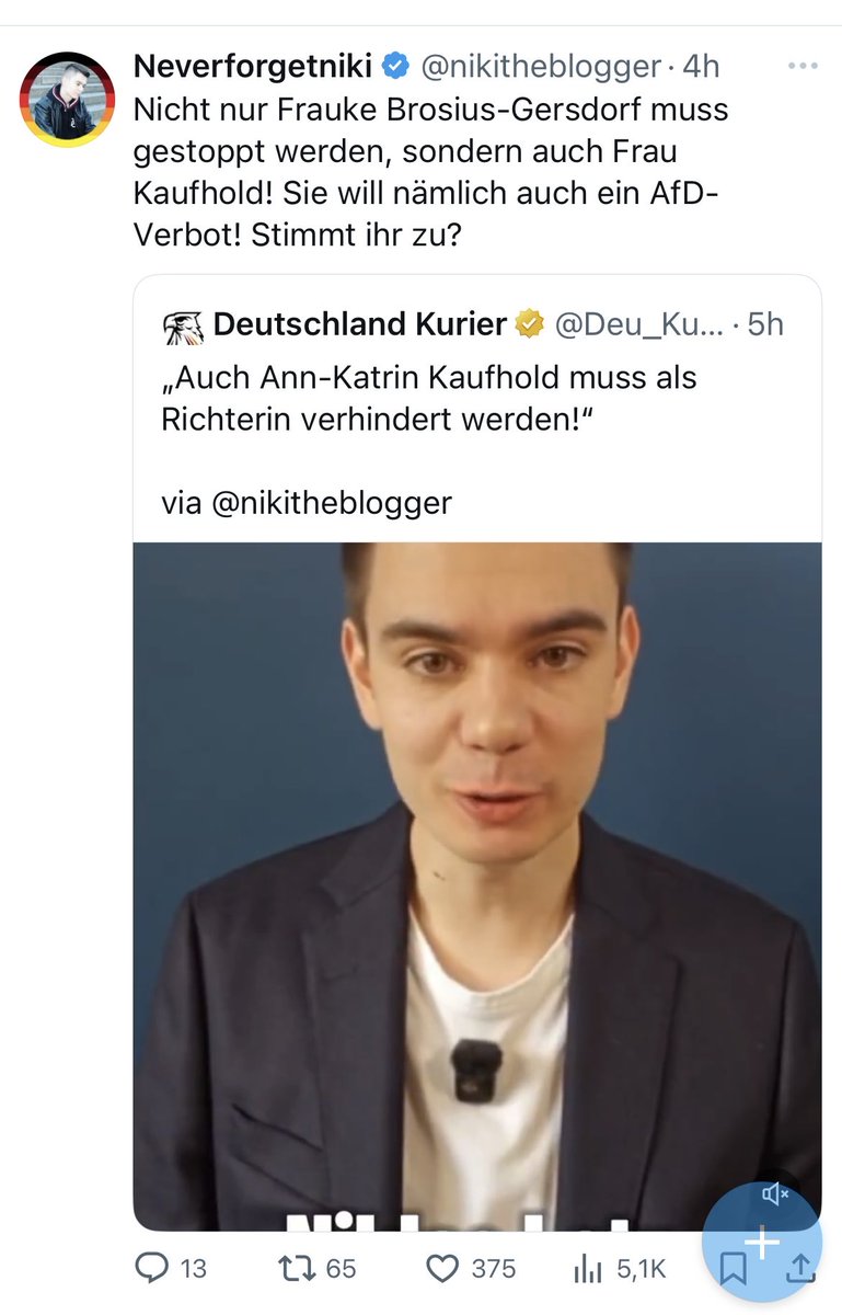 berlinreportage's tweet image. Die Stimmung in der #AfD-Fraktion: Bombe. Nach #Brosius_Gersdorf, heißt es, werde man jetzt die zweite SPD-Kandidatin #Kaufhold demontieren. Eine orchestrierte Kampagne, nein, die gebe es auch diesmal nicht.
#Nius, #Tichyseinblick,#nikitheblogger, #Vosgerau: „Hold my beer.“