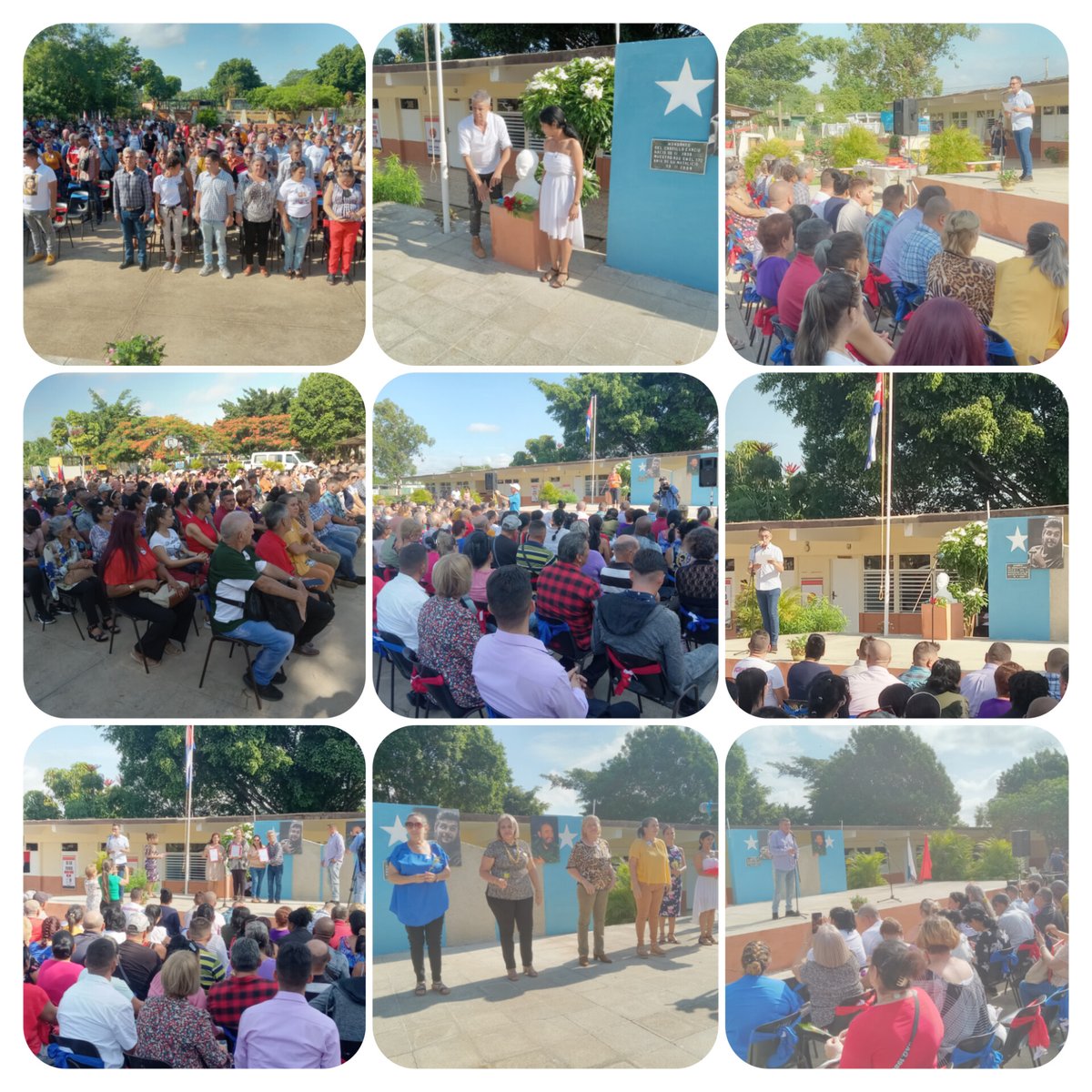 DireccionCiro's tweet photo. Se desarrolla acto provincial por el cierre del curso escolar 2024 - 2025 ,en la Institución Educativa Honorato del Castillo.  #PorCiroRedondoTodo #CubaMined #EducaciónCiegodeÁvila https://t.co/Kb2YKuWygo