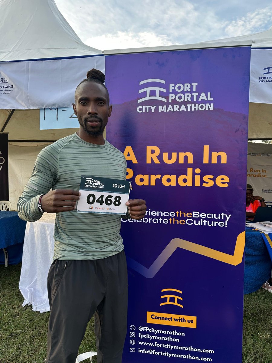 Fort Portal City Marathon (@fpcitymarathon) on Twitter photo Guess who showed up at📌Boma grounds earlier today ?👀
The Olympic Champion Himself!🇺🇬-<a href="/JuliusMutekanga/">julius mutekanga</a>
He will be present at the start line this Saturday , Expect greatness.
#fortportalcitymarathon
#aruninparadise Guess who showed up at📌Boma grounds earlier today ?👀
The Olympic Champion Himself!🇺🇬-<a href="/JuliusMutekanga/">julius mutekanga</a>
He will be present at the start line this Saturday , Expect greatness.
#fortportalcitymarathon
#aruninparadise