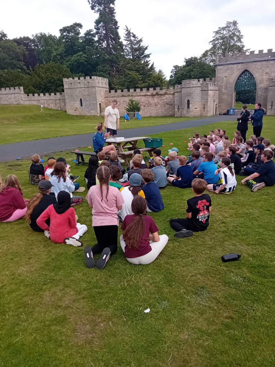 GosforthJunior's tweet image. Wishing Josh a very happy birthday on our last evening at Ford Castle!