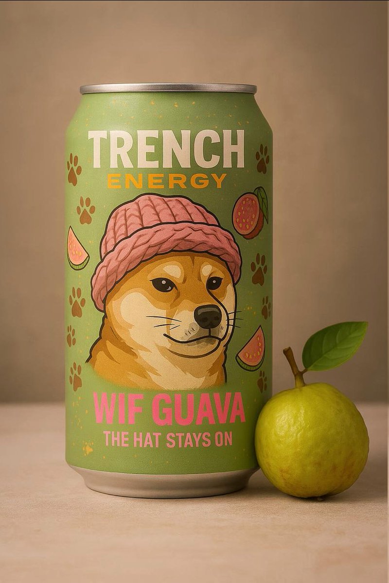 NEW TRENCH ENERGY FLAVOR DROP

Wif Guava, the hat stays on