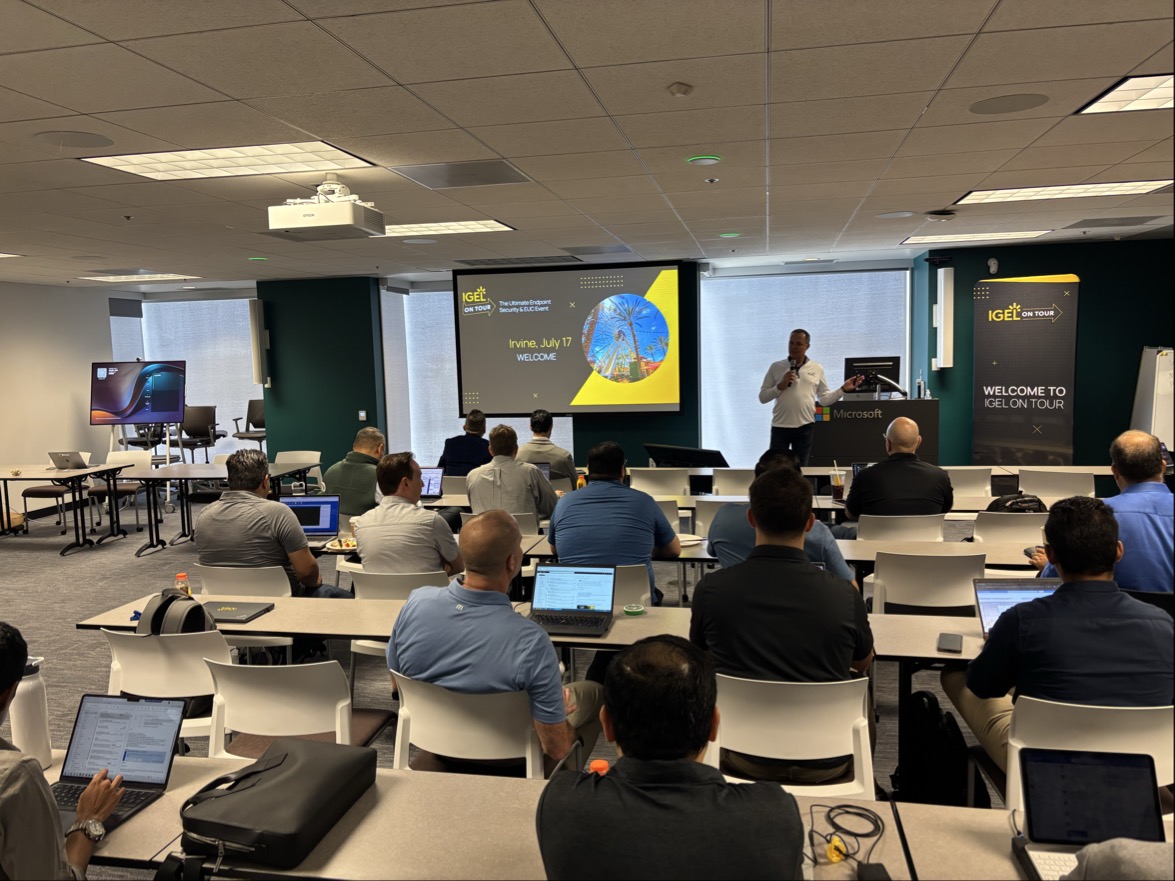 IGEL_Technology's tweet image. We’re live in Irvine for IGEL On Tour! 🔥 It’s already been an incredible day packed with insights, innovation, and face-to-face moments with the best in endpoint security, and we’re just getting started.
👀 Coming soon to a city near you! Check out our other dates and locations…