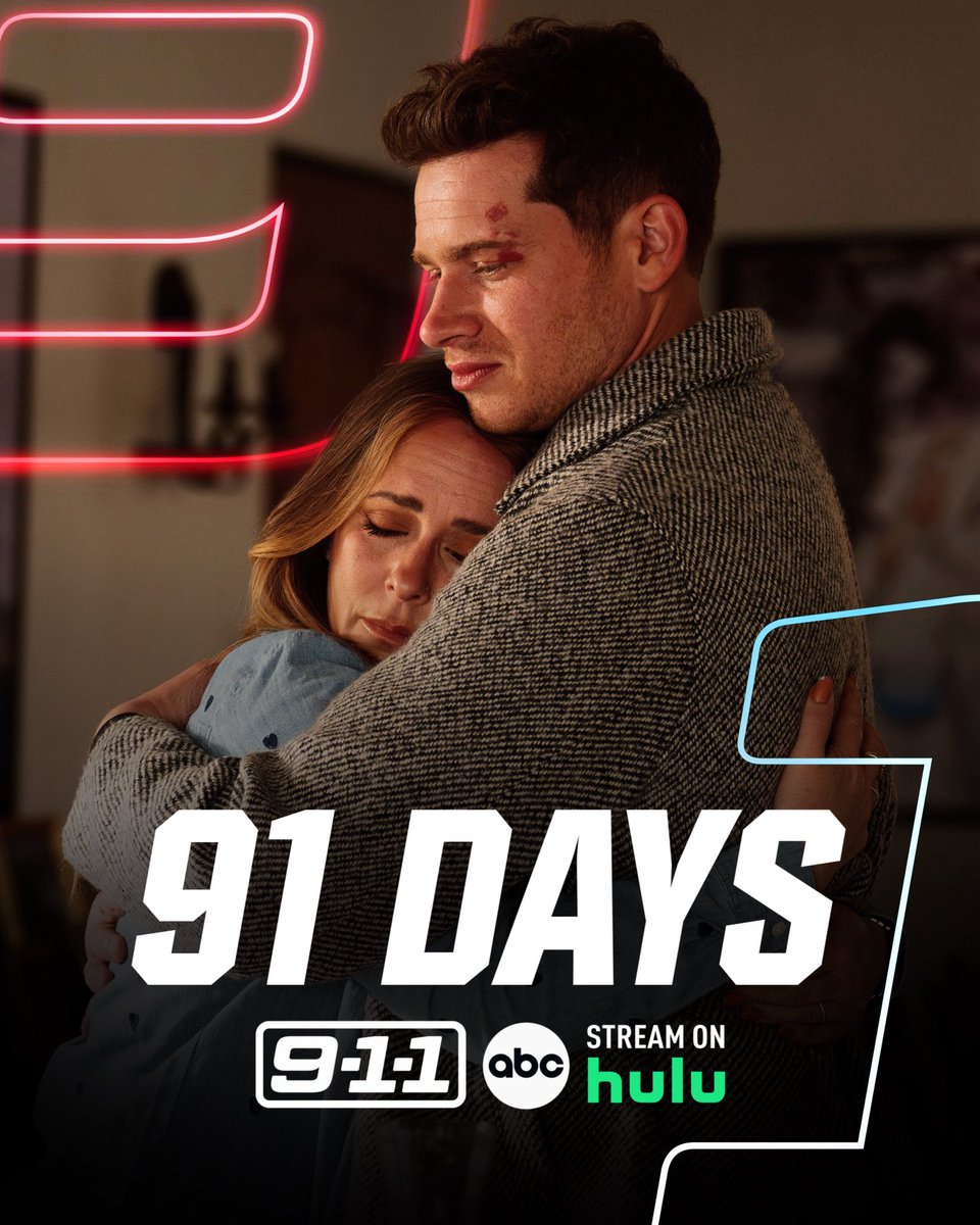 911TVNEWS's tweet image. 91 days till season 9 of 9-1-1. #911onABC