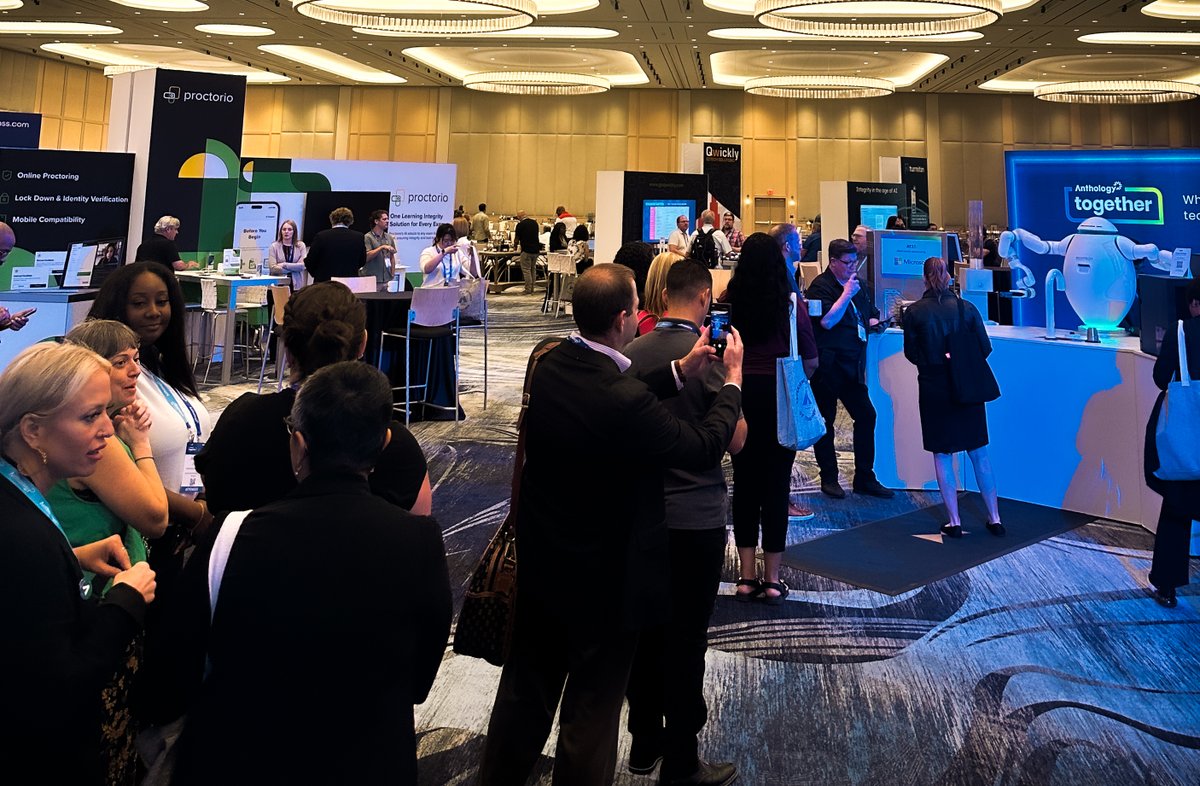 RichtechRobots's tweet image. Thank you to @Microsoft for sponsoring ADAM during Anthology Together 2025!
ADAM's coffee center at the @fblasvegas was constantly packed with education and technology leaders wanting to get a perfect pour from our barista bot 🤖☕
#robotics #lasvegas #coffee #airobot