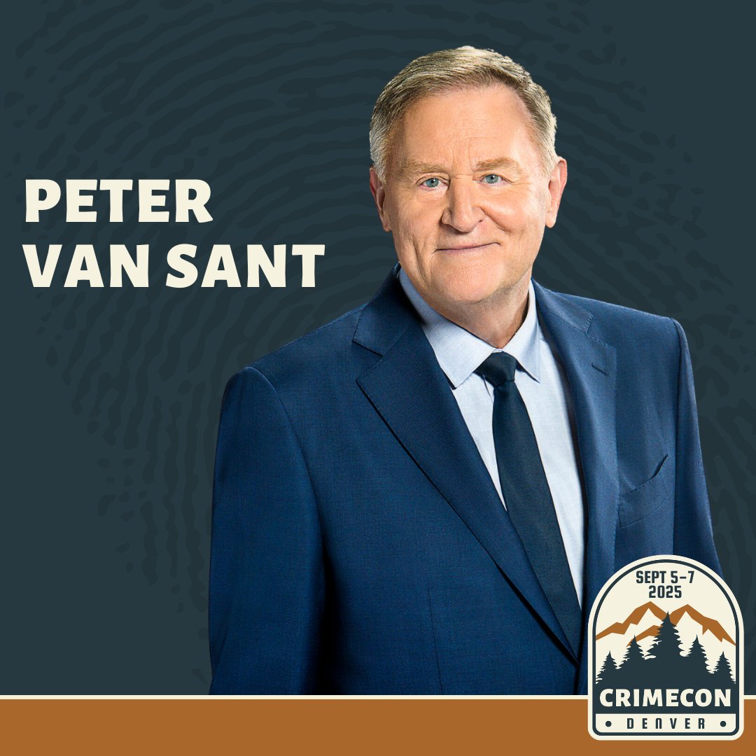CrimeCon's tweet image. Obsession. Betrayal. Murder. @48hours Peter Van Sant returns to #CrimeCon2025 with a case that’s haunted him for years—a missing dog trainer, a powerful heiress, & a twisted love triangle. Joined by key officials, this session goes beyond the hit Trained to Kill podcast.