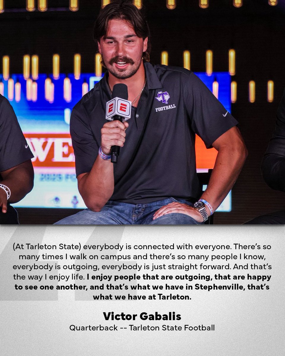 TarletonPrez's tweet image. I鈥檓 proud to be part of a university that鈥檚 connected, involved, and always showing up for one another. Excited for the year ahead and the successes of ALL our Texans. Happy Purple Thursday! 馃挏
#TarletonState #BleedPurple #Tarleton125