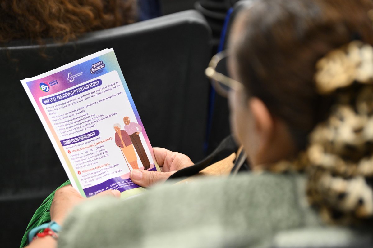 Las CE <a href="/ErikaStradaRuiz/">Erika Estrada</a> y @maimelguerra visitaron la <a href="/BJAlcaldia/">Alcaldía de Benito Juárez</a>, donde compartieron con personas adultas mayores información clave sobre la Jornada Anticipada, registro en el SEI📱y cómo participar en la Consulta del #PresupuestoParticipativo 🙋‍♀️🙋‍♂️

¡Infórmate y participa!