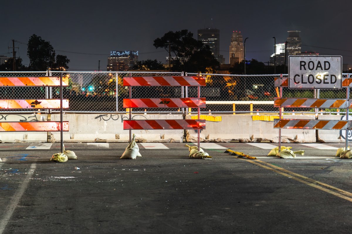 daviss's tweet image. Hey check it out. Lake Street closed at Nicollet Ave.. looks like they're working on putting the road in.
rip k-mart