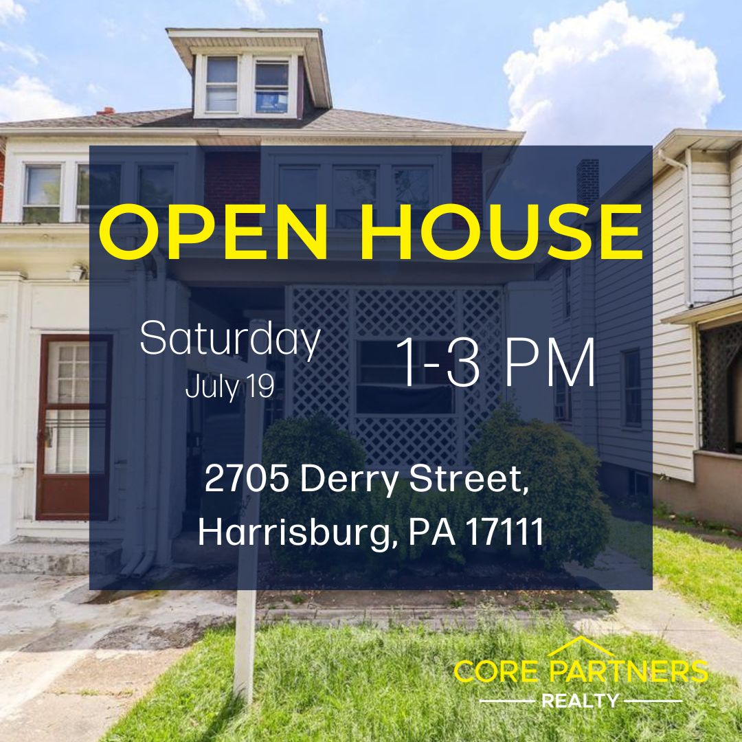 CorePartners's tweet image. OPEN HOUSE: 2705 Derry Street, Harrisburg PA 17111
Agent: John MacDonald M. 717.495.2443 O. 717.718.-748
Saturday, July 19, 2025  - 1-3pm

This is a great opportunity to own a renovated property in Harrisburg.