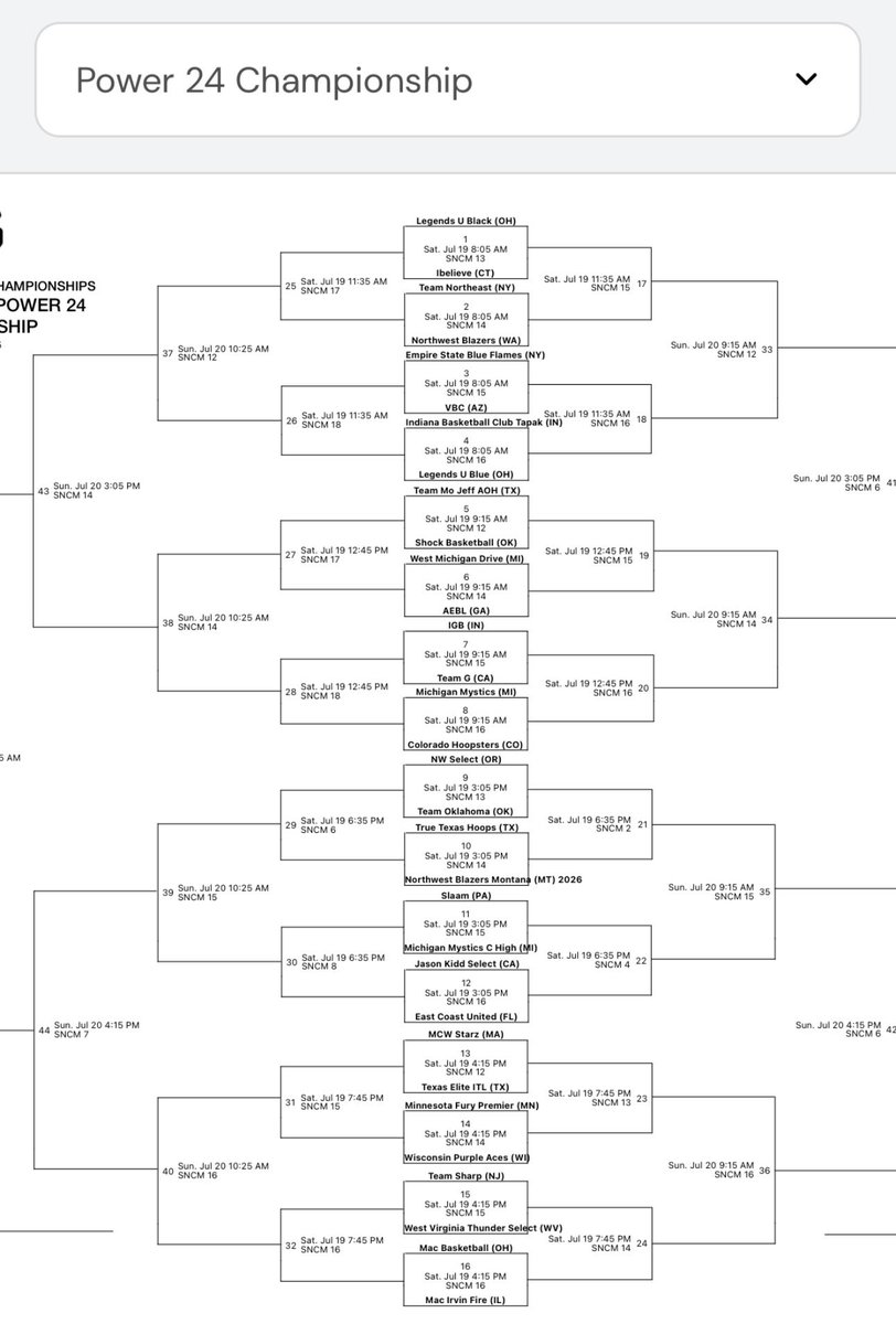 Bella Swisshelm (@swisshelmbella) on Twitter photo Last AAU weekend! All games at Spooky Nook in Hamilton. Here is my schedule:
🟦Friday, July 18- 6:35 court 10
🟨Sat, July 19- 8:05 a.m. court 13
Bracket play kicks off then. 🏆<a href="/Legends_Bball/">Legends U Basketball</a> <a href="/WCgball/">WC Girls Basketball</a> 💙💛🏀 Last AAU weekend! All games at Spooky Nook in Hamilton. Here is my schedule:
🟦Friday, July 18- 6:35 court 10
🟨Sat, July 19- 8:05 a.m. court 13
Bracket play kicks off then. 🏆<a href="/Legends_Bball/">Legends U Basketball</a> <a href="/WCgball/">WC Girls Basketball</a> 💙💛🏀