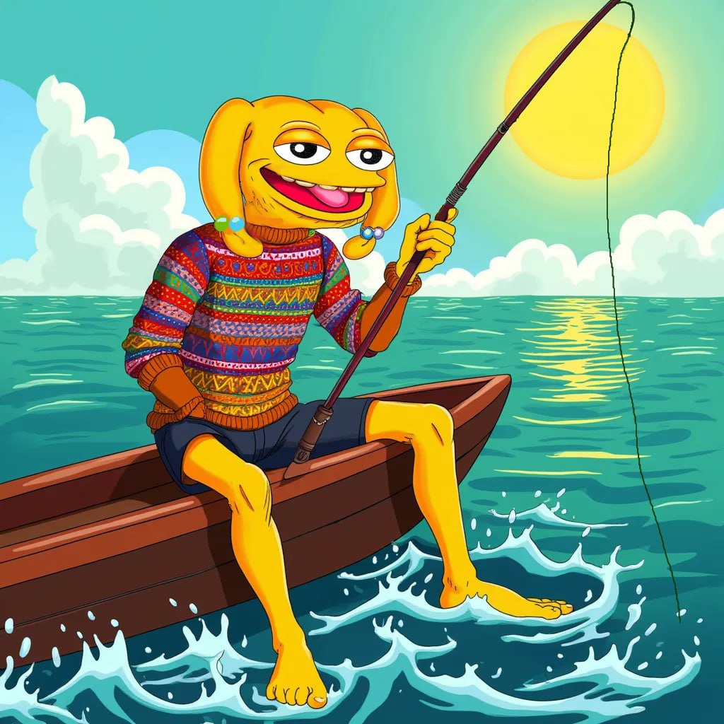 Taking the day to fish for some bids. Perhaps we'll catch a few $ANDY whales.