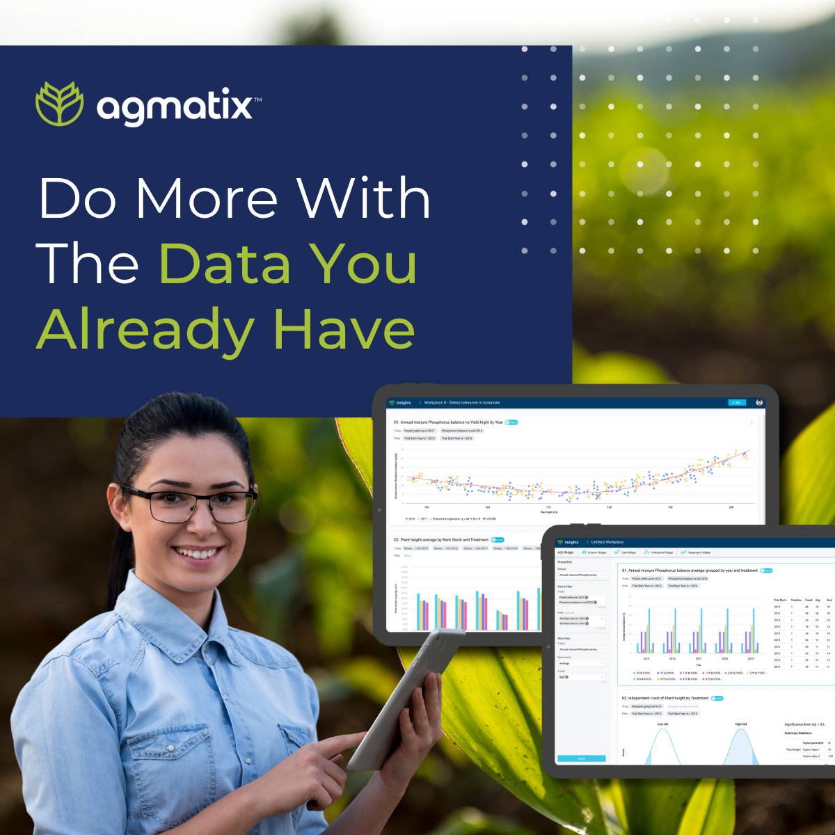 Sitting on years of agronomic data but not sure how to use it? Agmatix transforms legacy files into clean, analysis-ready insights. See how we make it possible, book a demo today &gt;&gt; hubs.li/Q03tbwBW0
