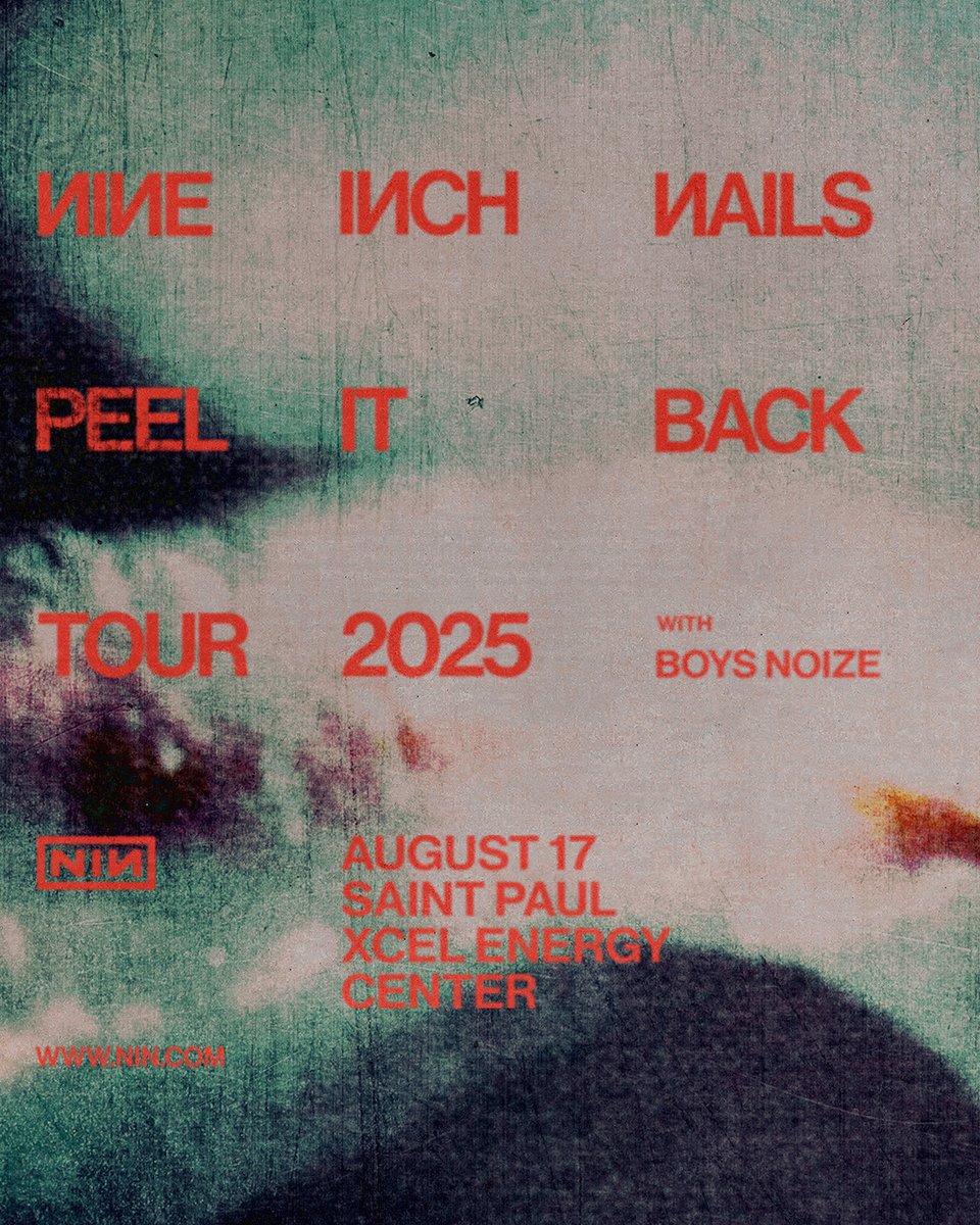 XcelEnergyCtr's tweet image. Due to fan demand and overwhelming response to the European leg of the tour, limited view tickets for Nine Inch Nails – Peel It Back World Tour at #MyXEC on August 17 will be released TOMORROW at 11 a.m.
🎟️: bit.ly/44DVi2F.