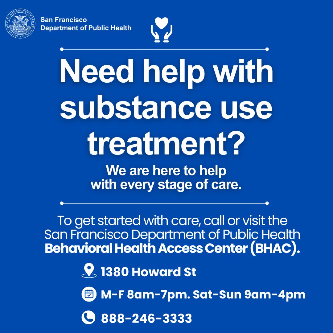 SF_DPH's tweet image. 43 people died of overdoses in June 2025 in San Francisco. This was the lowest month of this year. 

Every overdose death is preventable. @SF_DPH offers addiction treatment and recovery support in clinics, shelters, and street-based settings across the city. 

Help is…