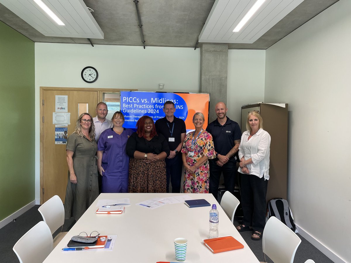 This week our Imaging Matron met with other Vascular Access leads from across the East, for the inaugural leadership network meeting. They discussed the most recent evidence base and future development. <a href="/NNUH/">Norfolk and Norwich University Hospitals</a>  <a href="/BDandCo/">BD</a> <a href="/NNUH_Imaging/">NNUHImaging</a>