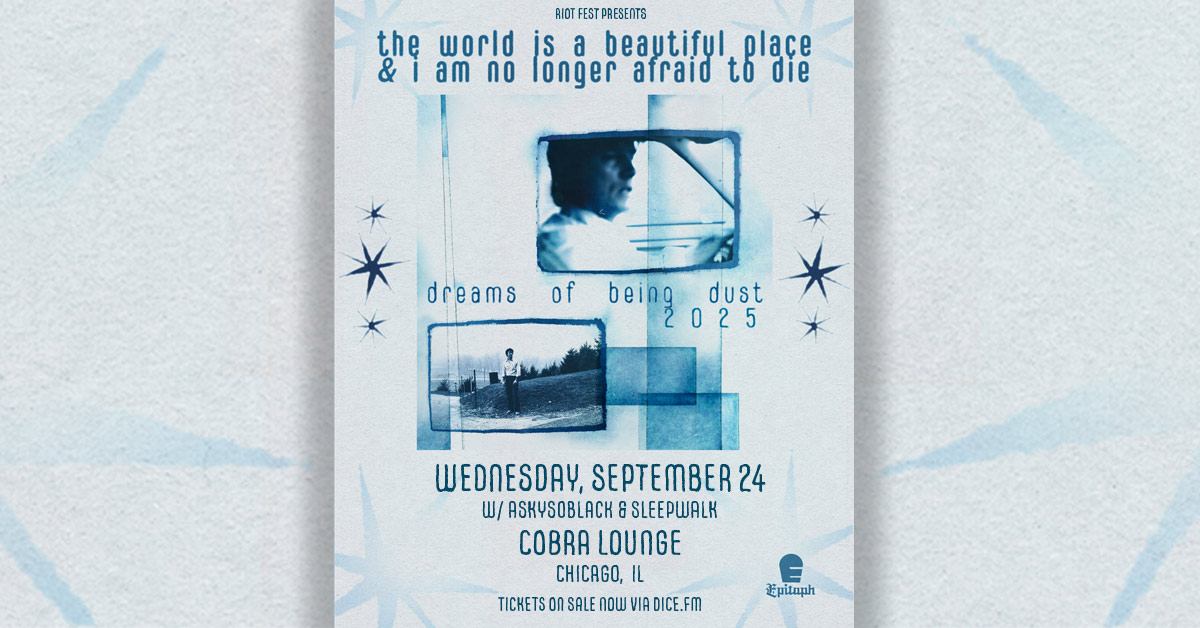 RiotFest's tweet image. ON SALE NOW! ✨ @twiabp - Dreams of Being Dust with @ASkySoBlack and Sleepwalk on September 24 at @CobraLounge -> bit.ly/CL-TWIABP