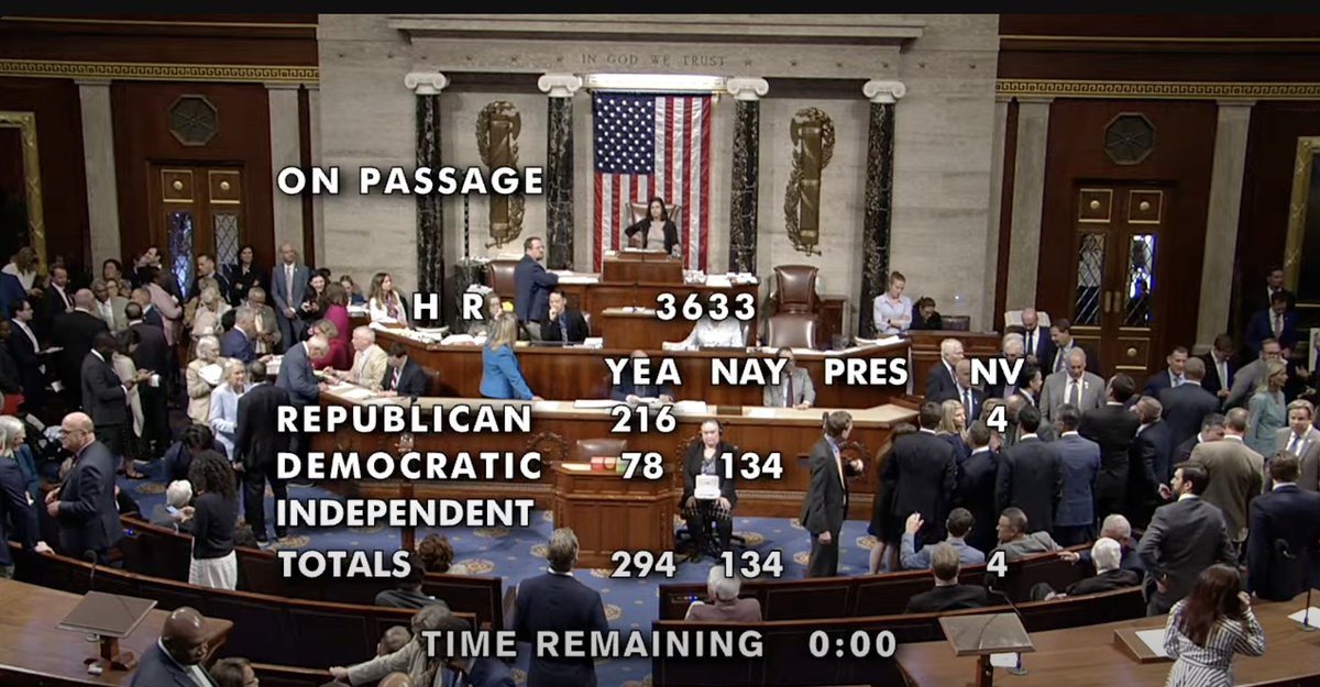 HR 3633 aka the CLARITY Act passed the house.

a huge milestone for digital asset regulation.

this marks the beginning of the end for “regulation by enforcement.”

DePIN, AI, and machine economies can’t scale without legal clarity. now we’re getting it.