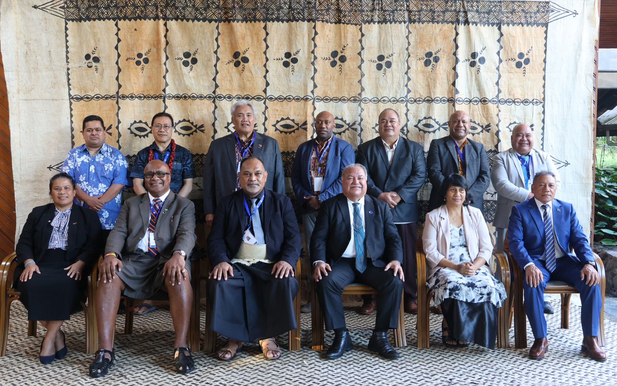 ForumSEC's tweet image. The Pacific ACP Trade Ministers Meeting concluded on 17 July 2025. Ministers and senior officials deliberated on the theme of the meeting, “Fostering Trade to Build a Resilient and Sustainable Pasifiki”
The meeting was chaired by Hon Kapelieli Lanumata, Minister for Trade and…