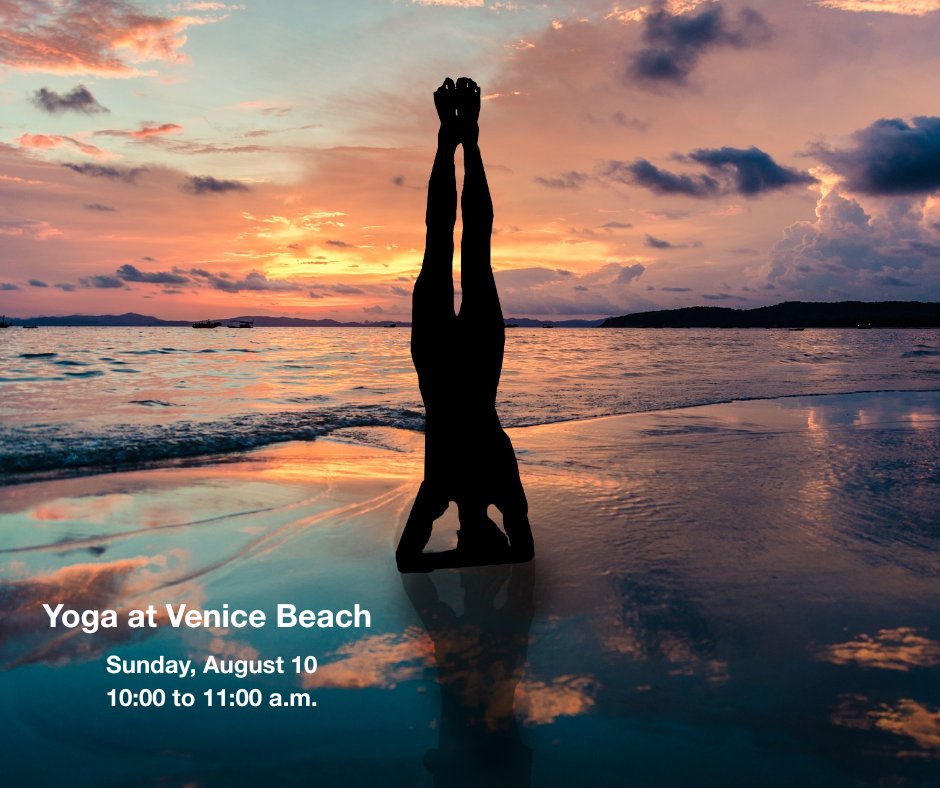 🧘 Strengthen your body, connect with nature and join fellow LA Falcons for an outdoor yoga event at Venice Beach on August 10! Get more details and register today at bit.ly/44XZqte.