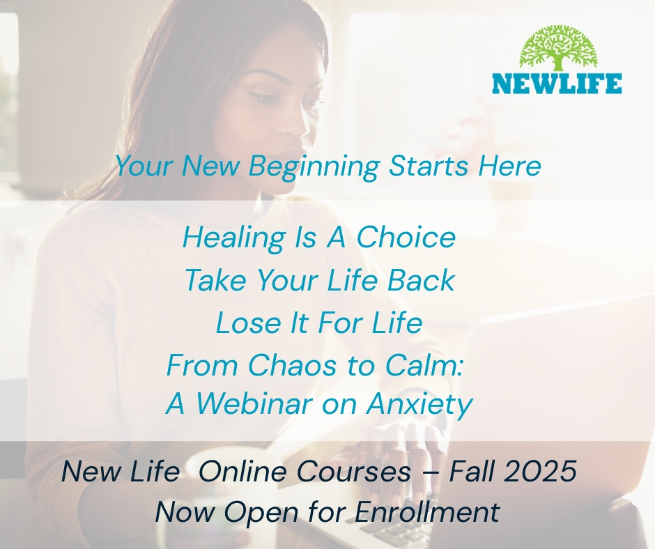 Ready to take a bold step toward the life God created you to live? 

This fall, join a New Life Course—a 12-week online journey led by licensed Christian counselors and certified coaches.

Register here: newlife.com/new-life-cours… 
#NewLife