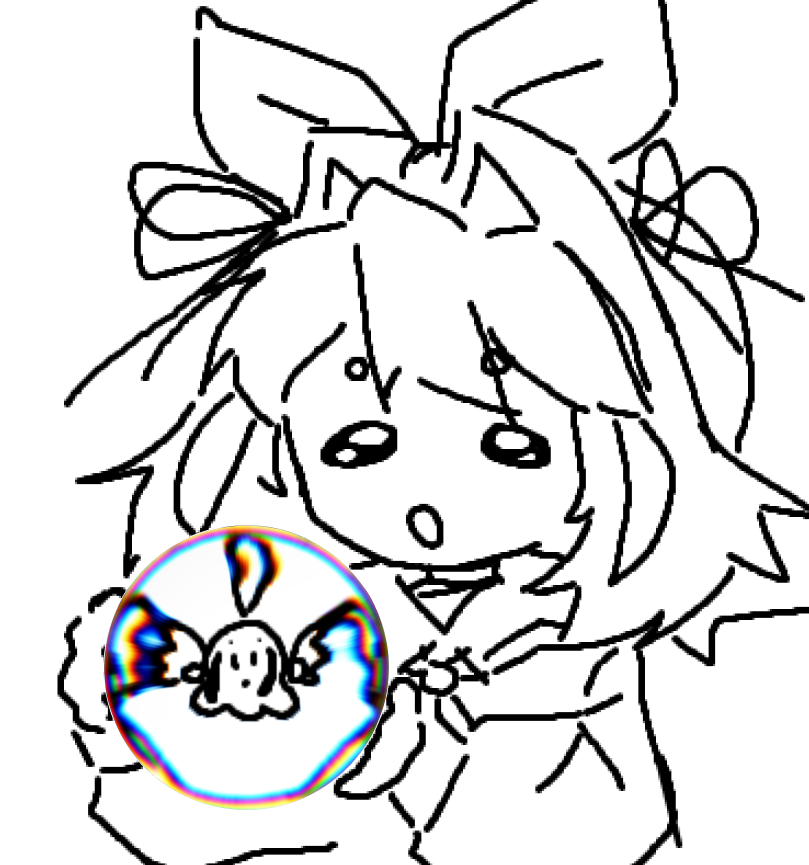 AndreaNaeko's tweet image. how did naekit get in there??? #liquidglass #rkgk